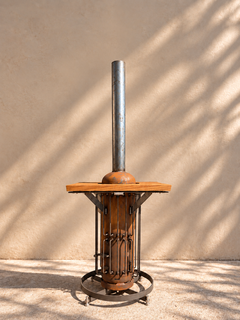 Jonsn One – beheizbarer Stehtisch & Outdoor-Ofen